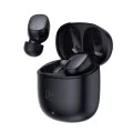 3mk - Безжични слушалки FlowBuds - Bluetooth V5.3, Hi-Fi качество на звука, пасивно шумопотискане, сензорно управление - Черни