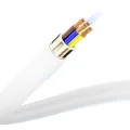 3mk - Кабел за данни Hyper Silicone - USB-C към USB-C, 60W, 3A, 1m - Бял