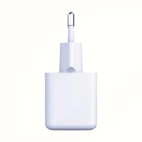 3mk - Зарядно за стена Hyper - USB-A, USB-C, GaN технология, QC4 + PD, 20W - Бяло