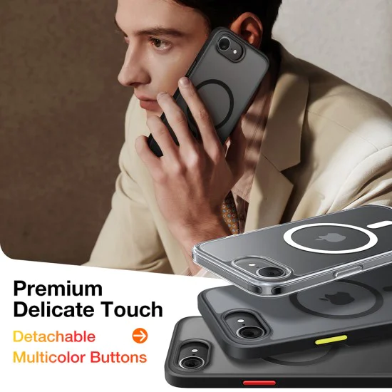 Калъф за iPhone 17 Pro Max - Torras - Guardian Magnetic Series - Прозрачен