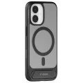 Калъф за iPhone 17 - Torras - Pstand - Черен