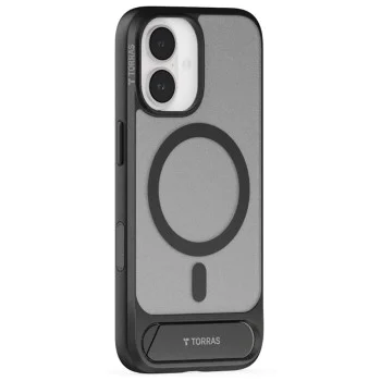 Калъф за iPhone 17 - Torras - Pstand - Черен