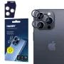 Протектор - Камера за iPhone 16 Pro Max / iPhone 16 Pro - 3mk - Hardy Lens Protection Pro - Черен