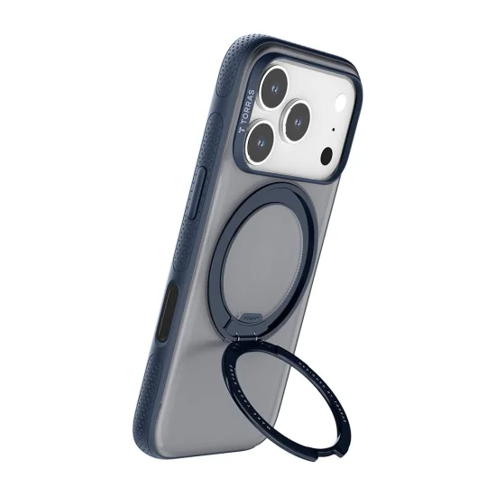 Калъф за iPhone 17 Pro Max - Torras - Ostand R Fitness Series - Син