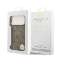 Калъф за iPhone 17 Pro Max - Guess - Hardcase 4G Classic MagSafe (GUHMP17XP4MSEGCW) - Кафяв