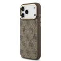 Калъф за iPhone 17 Pro Max - Guess - Hardcase 4G Classic MagSafe (GUHMP17XP4MSEGCW) - Кафяв