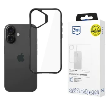 Калъф за iPhone 17 - 3mk - Satin Armor Case+ - Черен