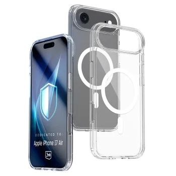 Калъф за iPhone 17 Air - 3mk - Armor MagCase - Прозрачен