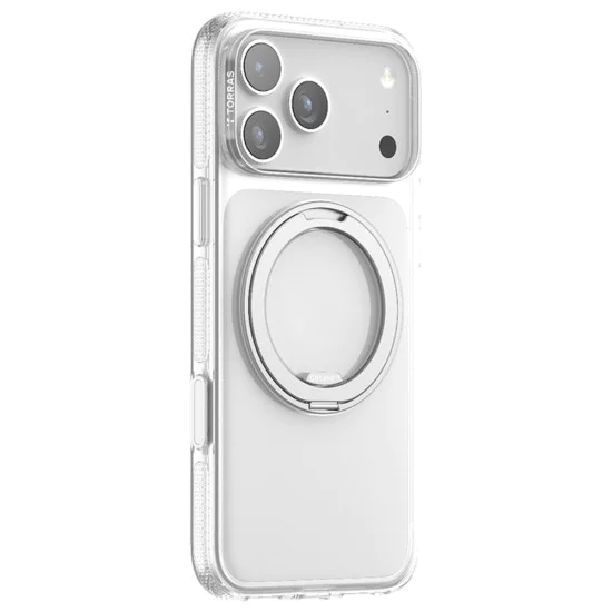 Калъф за iPhone 17 Pro Max - Torras - Ostand R Fitness Series - Прозрачен