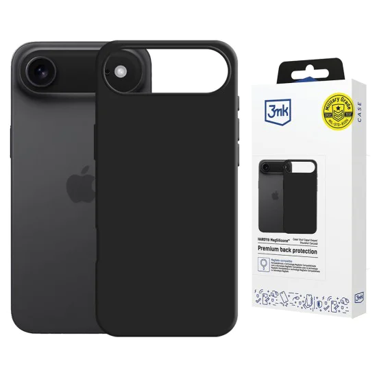 Калъф за iPhone 17 Air - 3mk - Hardy MagSilicone - Графит Сив