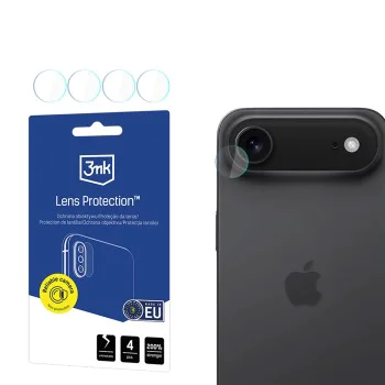 Протектор - Камера за iPhone 17 Air - 3mk - Защита на лещата (4 броя) - Прозрачен