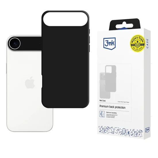 Калъф за iPhone 17 Air - 3mk - Matt Case - Черен