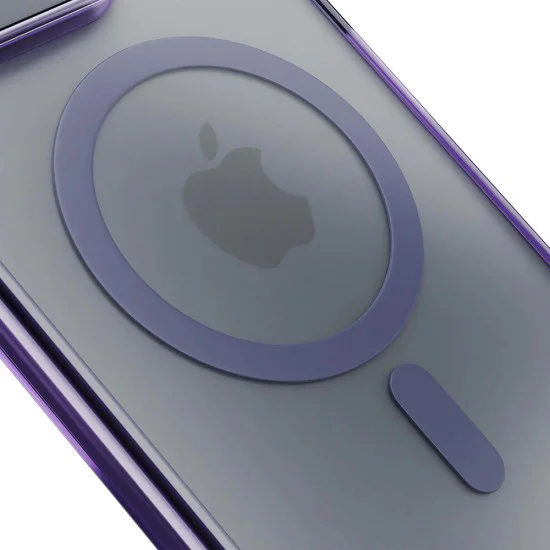 Калъф за iPhone 17 Pro - 3mk - Frosty MagCase - Лилав