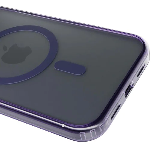 Калъф за iPhone 17 Pro - 3mk - Frosty MagCase - Лилав