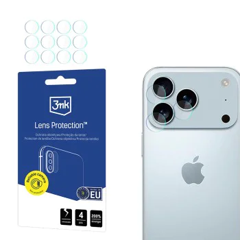 Протектор - Камера за iPhone 17 Pro - 3mk - Защита на лещата (4 броя) - Прозрачен