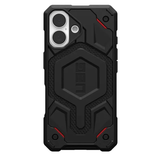 Калъф за iPhone 17 - UAG - Monarch Pro - Kevlar Черен
