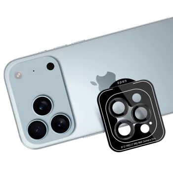 Протектор - Камера за iPhone 17 Pro / iPhone 17 Pro Max - 3mk - Защита на лещите Pro - Черен