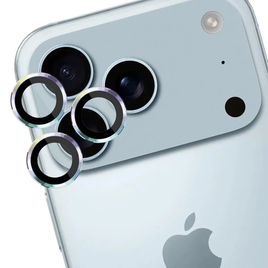 Протектор - Камера за iPhone 17 Pro / iPhone 17 Pro Max - 3mk - Защита на лещите Pro - Дъга