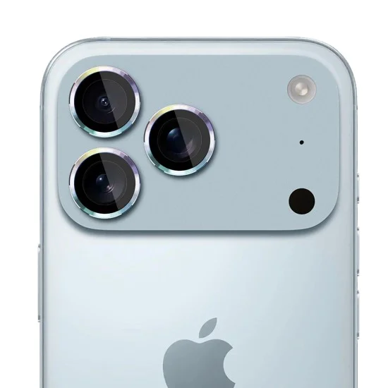 Протектор - Камера за iPhone 17 Pro / iPhone 17 Pro Max - 3mk - Защита на лещите Pro - Дъга