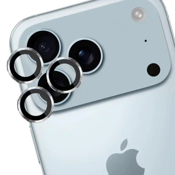 Протектор - Камера за iPhone 17 Pro / iPhone 17 Pro Max - 3mk - Защита на лещите Pro - Сребрист