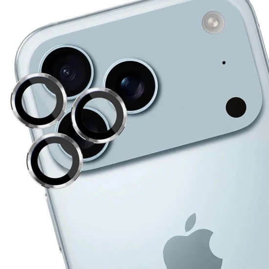 Протектор - Камера за iPhone 17 Pro / iPhone 17 Pro Max - 3mk - Защита на лещите Pro - Сребрист