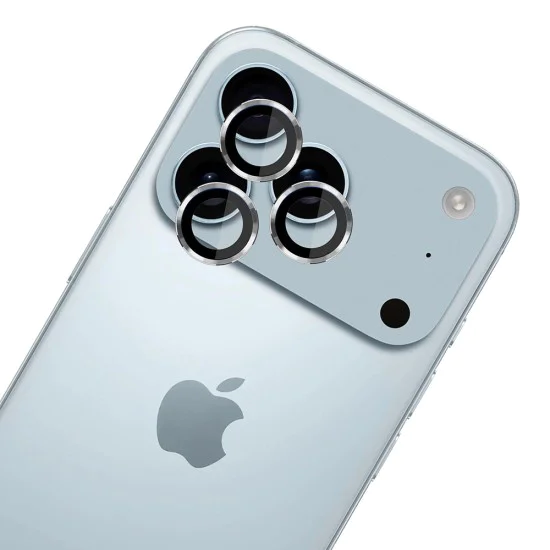 Протектор - Камера за iPhone 17 Pro / iPhone 17 Pro Max - 3mk - Защита на лещите Pro - Сребрист