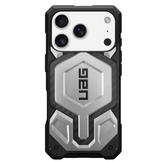 Калъф за iPhone 17 Pro - UAG - Monarch Pro - Titanium - Сив