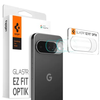 Протектор - Камера за Google Pixel 10 - Spigen - Optik.tR Camera Glass (2 бр.) - Crystal Clear