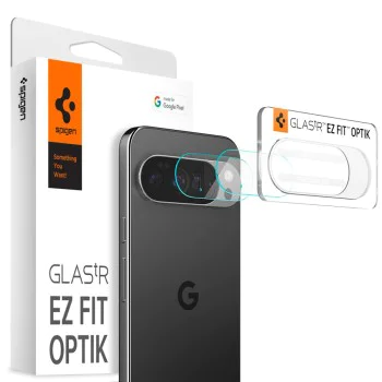 Протектор - Камера за Google Pixel 10 Pro - Spigen - Optik.tR Camera Glass (2 броя) - Crystal Clear