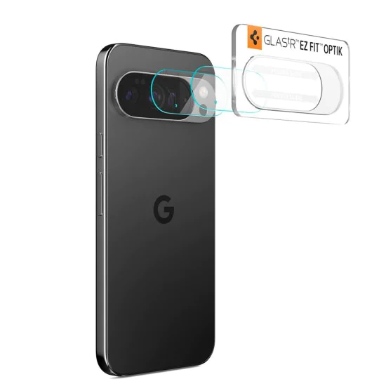 Протектор - Камера за Google Pixel 10 Pro - Spigen - Optik.tR Camera Glass (2 броя) - Crystal Clear