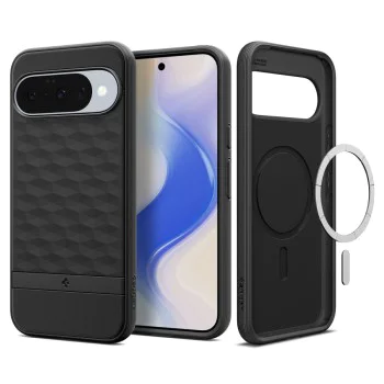 Калъф за Google Pixel 10 / 10 Pro - Spigen - Caseology Parallax MagSafe - Матирано Черен