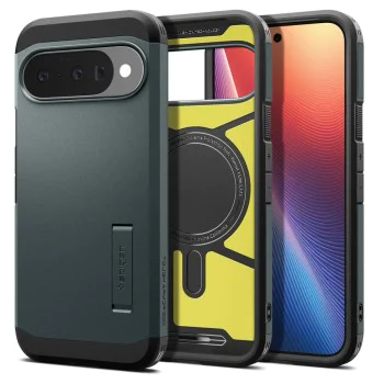Калъф за Google Pixel 10 / 10 Pro - Spigen - Tough Armor MagSafe - Зелен