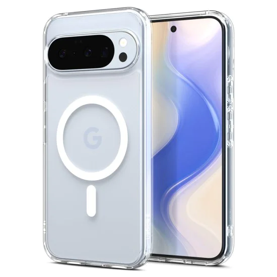 Калъф за Google Pixel 10 / 10 Pro - Spigen - Ultra Hybrid MagSafe - Прозрачен / Бял