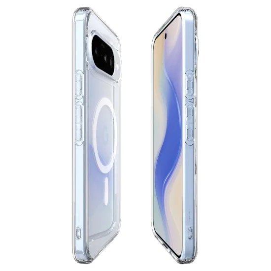 Калъф за Google Pixel 10 / 10 Pro - Spigen - Ultra Hybrid MagSafe - Прозрачен / Бял