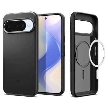 Калъф за Google Pixel 10 / 10 Pro - Spigen - Thin Fit MagSafe - Черен