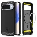 Калъф за Google Pixel 10 / 10 Pro - Spigen - Rugged Armor MagSafe - Матирано Черен