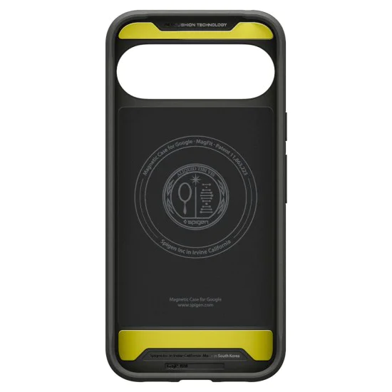 Калъф за Google Pixel 10 / 10 Pro - Spigen - Rugged Armor MagSafe - Матирано Черен
