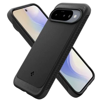Калъф за Google Pixel 10 / 10 Pro - Spigen - Rugged Armor MagSafe - Матирано Черен