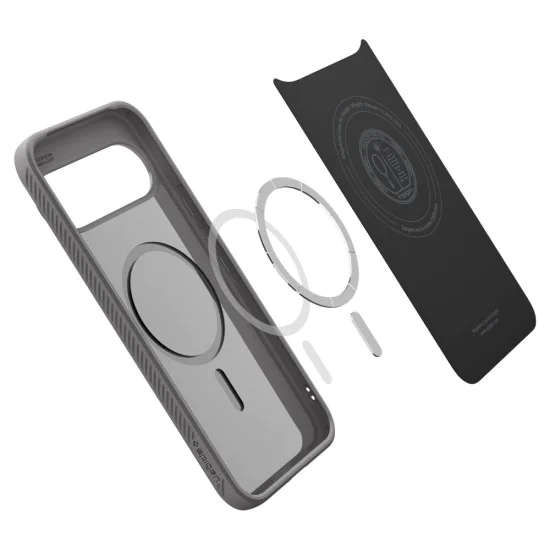 Калъф за Google Pixel 10 / 10 Pro - Spigen - Liquid Air MagSafe - Мраморно Сив