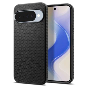 Калъф за Google Pixel 10 / 10 Pro - Spigen - Liquid Air - Матирано Черен