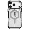 Калъф за iPhone 17 Pro Max - UAG - Pathfinder Clear MagSafe - Снежно Бял / Сребрист
