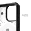 Калъф за iPhone 17 Pro Max - UAG - Pathfinder Clear MagSafe - Снежно Бял / Сребрист