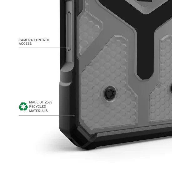 Калъф за iPhone 17 Pro - UAG - Pathfinder Clear MagSafe - пепел / Черен