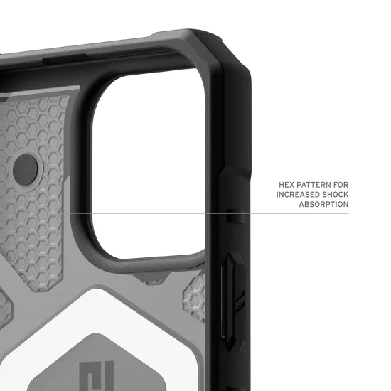 Калъф за iPhone 17 Pro - UAG - Pathfinder Clear MagSafe - пепел / Черен