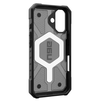 Калъф за iPhone 17 - UAG - Pathfinder Clear MagSafe - пепел / Черен