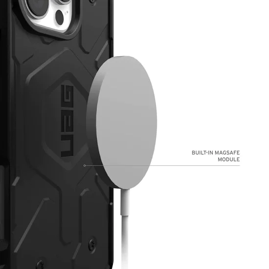 Калъф за iPhone 17 Pro - UAG - Pathfinder MagSafe - Midnight Camo - Сив