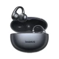 Безжични слушалки Bowie MC1 Pro (A0102503) - Baseus - Bluetooth 6.0, Hi-Res, тип щипка (Open Ear) - Космическо черно