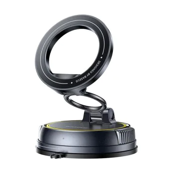 Стойка за кола PrimeTrip VC2 Flex (C0013803) - Baseus - магнитна, за табло/стъкло, вакуумно заключване - Черно