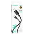 Кабел за данни / зареждане – Borofone (BX111 Feliz Series) – USB към Lightning, PVC, Universal 60W, 2.4A, 1m – Черен