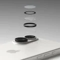 Протектор - Камера за iPhone 17 - Ringke - Стъклена рамка за обектив на камерата - Черен